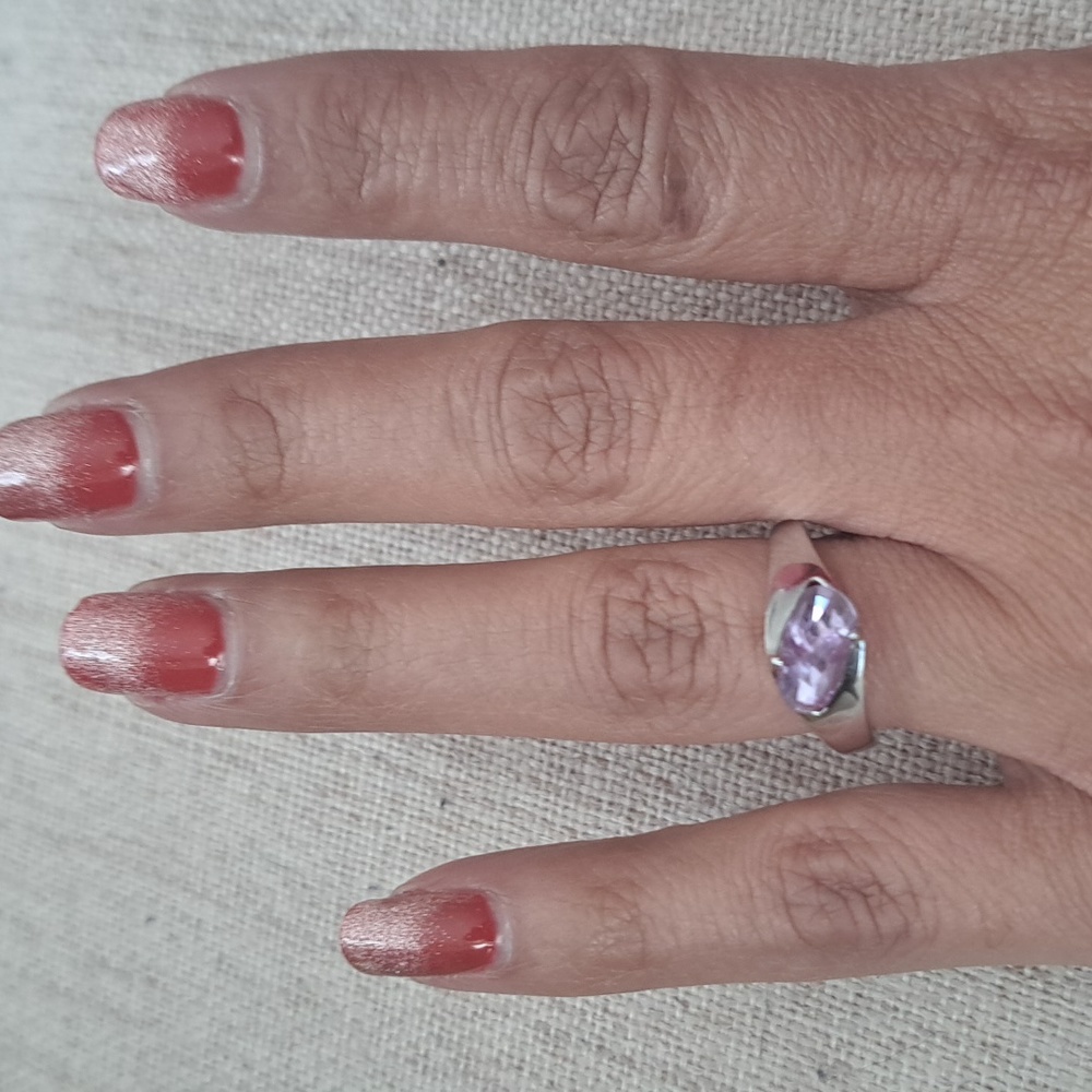 Silver Amethyst Ring